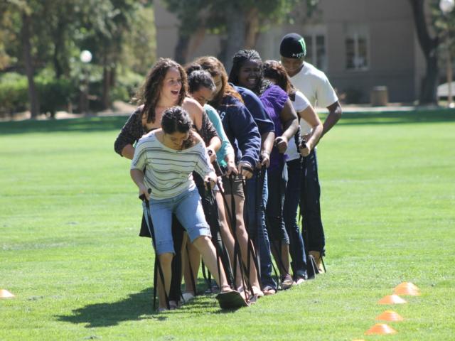 Student Staff learning about teamwork